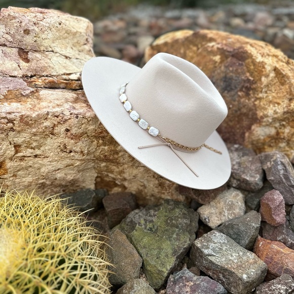 Stella Wilder Hats Accessories - SOLD! Message me to pre make similar! Freshwater Pearl Hat Band
